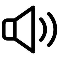 High sound speaker icon
