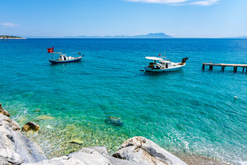 Mazikoy beach view in Bodrum