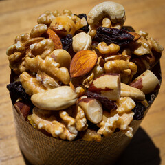 nuts and dried fruits
