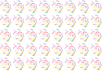 Fototapeta premium Colorful seamless patterns 