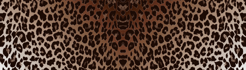 Leopard fur background. Leopard skin texture. Leopard print. Background with a pattern of leopard spots, safari background, banner design.