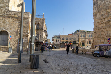 jerusalem old city near Jaffa gate © Pavel Bernshtam