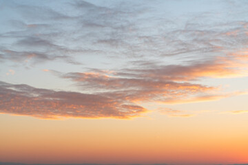 Fototapeta na wymiar Colorful cloudscape during sunrise