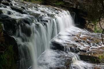 Obraz na płótnie Canvas Jones Falls rapids and waterfalls