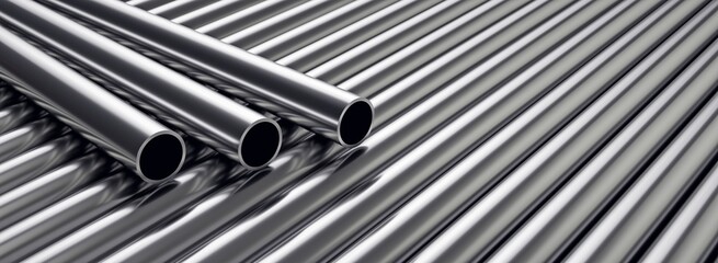 Stainless steel tubes.