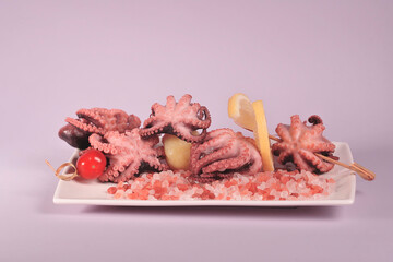 fresh octopus seafood