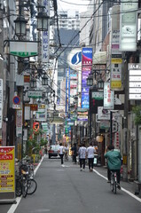 Obraz premium bikes in the street