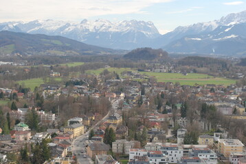 Alps and valley Salsburg