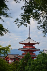 Naklejka premium pagoda in the park