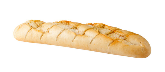 Baguette with garlic butter and aromatic herbs