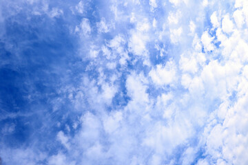 Background of beautiful blue sky with white clouds.