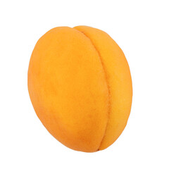 Apricot isolated on white background with clipping path