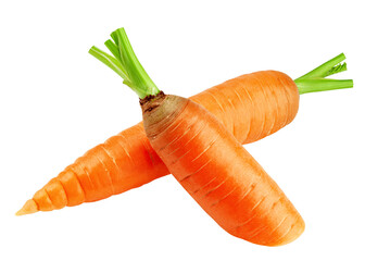 carrot isolated on white background, clipping path, full depth of field