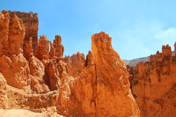 Fototapeta premium Tall hoodoos in Bryce Canyon National Park.