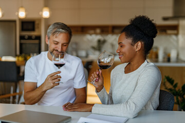 Adult people, togetherness, wine.