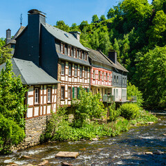Fototapeta na wymiar Monchau, medieval town in Germany