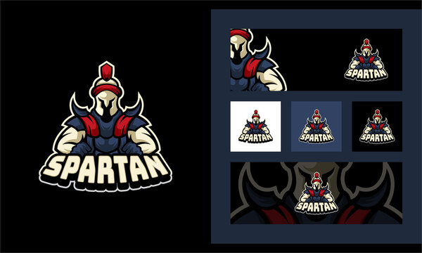 Spartan Creative Sport Mascot Logo Template