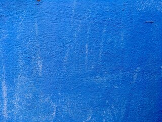blue painted wall