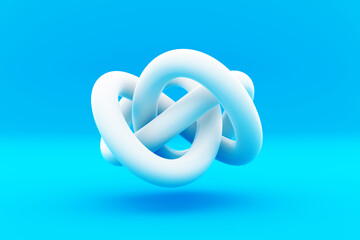 An abstract geometric knot figure