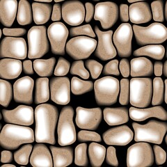 Seamless pattern on cardboard texture for print. High quality illustration. Abstract design for printing on stationary or other surface design. Monochrome tan, black, and white repeat swatch print.