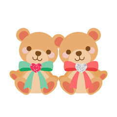可愛いクマのイラスト素材 Cute bear