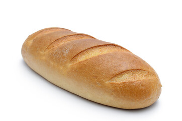 Baking, fresh bread isolated on white background