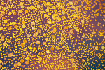 festive glitter background, golden foil particles