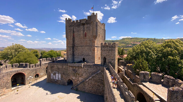 Bragan&ccedil;a Castle in Portugal