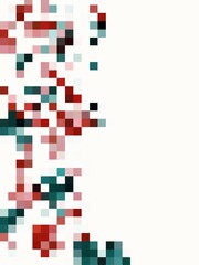 Colorful square pattern with a rough texture background. Background texture wall and have copy space for text. Picture for creative wallpaper or design art work.