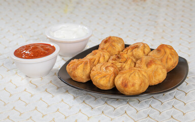 traditional food dumpling momos