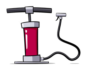 Cartoon air pump 
