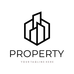 Real Estate Logo. Building, and House Logo Vector Template