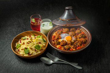 タジン鍋 北アフリカ料理 North African clay pot dishes(Tagine)