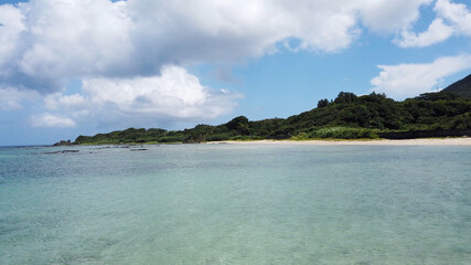 Fototapeta premium 奄美群島 徳之島 与名間ビーチ