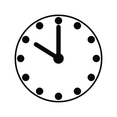 Time icon, Clock icon vector