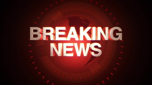 Breaking News animated opening graphic