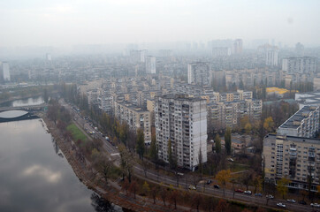  Residential area of Kiev (aerial image). Ukraine