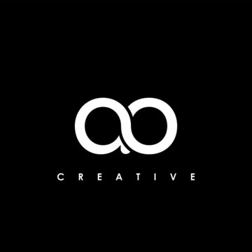 AO Letter Initial Logo Design Template Vector Illustration
