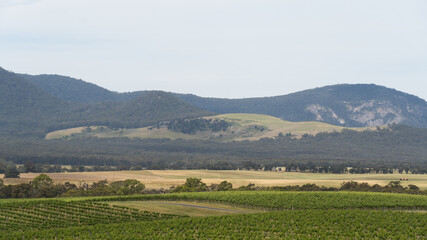 Obraz premium landscape of the hills and mountains