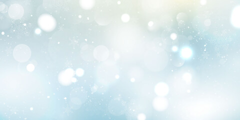 Winter is Abstract blur light element that can be used for decorative bokeh background. falling snow