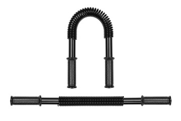 Black sports expander isolated on white