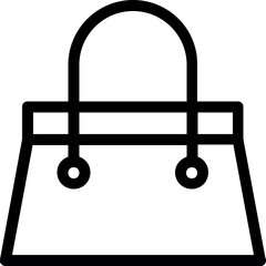 
Tote Bag Flat Vector Icon 
