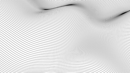 Plakat Modern background of waves. Vector