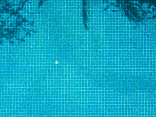 Blue pool background. Swimming pool bottom background with clear water.