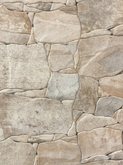 Beautiful stone texture in the garden