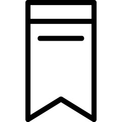 
Bookmark Vector Icon
