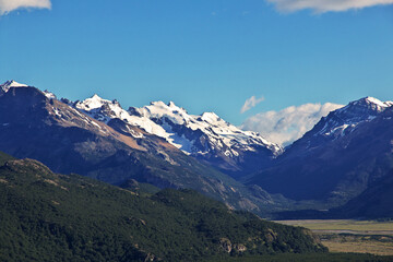 Fototapeta na wymiar The panorama view close Fitz Roy, El Chalten, Patagonia, Argentina
