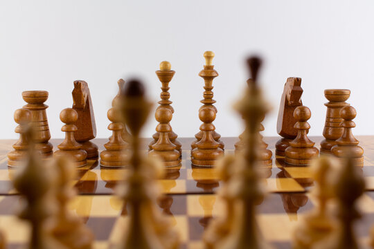 Close-up of a rook chess piece Stock Photo - Alamy