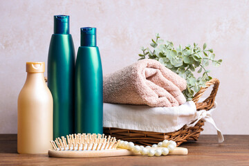 Hair care products and bath accessories