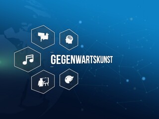 Fototapeta premium Gegenwartskunst